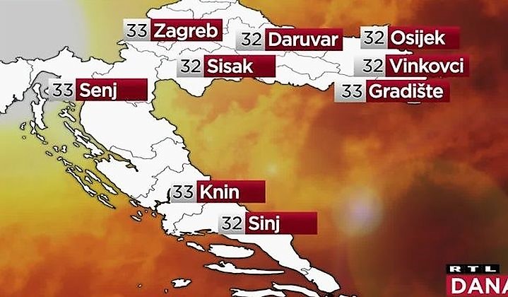 vrijeme ljeto 2021 karta grafika temperatura