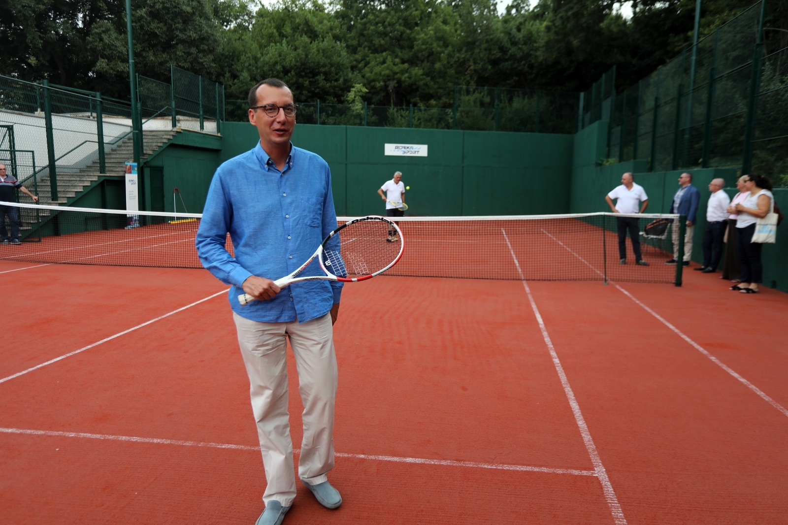 Rijeka: Gradonačelnik Filipović odigrao tenis na predstavljanju obnovljenog terena na SRC Mlaka Rijeka: Gradonačelnik Filipović odigrao tenis na predstavljanju obnovljenog terena na SRC Mlaka