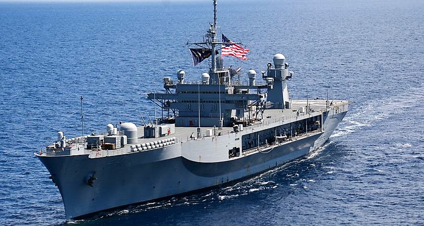 brod USS Mount Whitney us 6th fleet