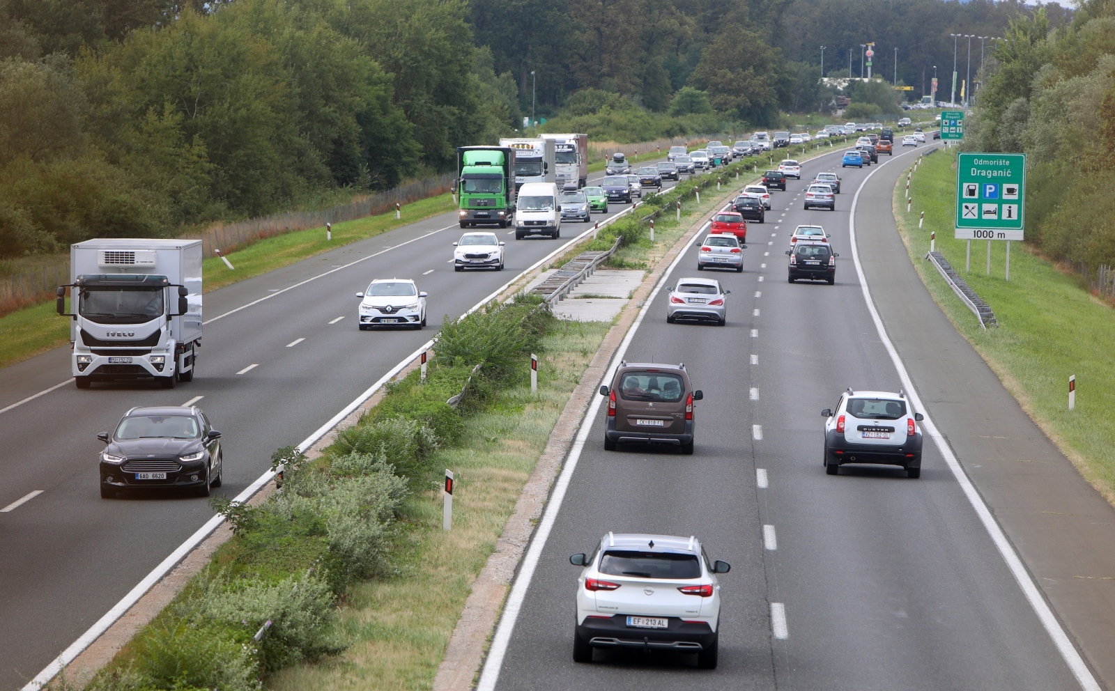 Pojačan promet na autocesti A1 između Zagreba i Karlovca