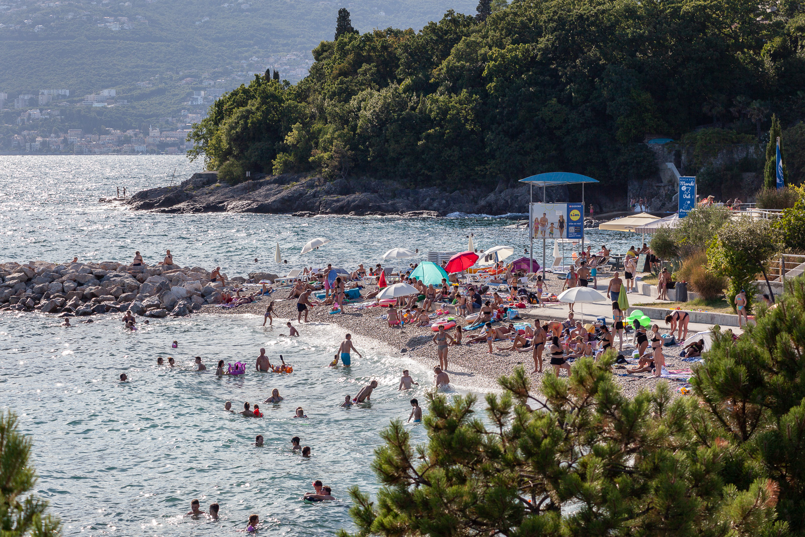 Plaža Ploče Kantrida ljeto 2021 1