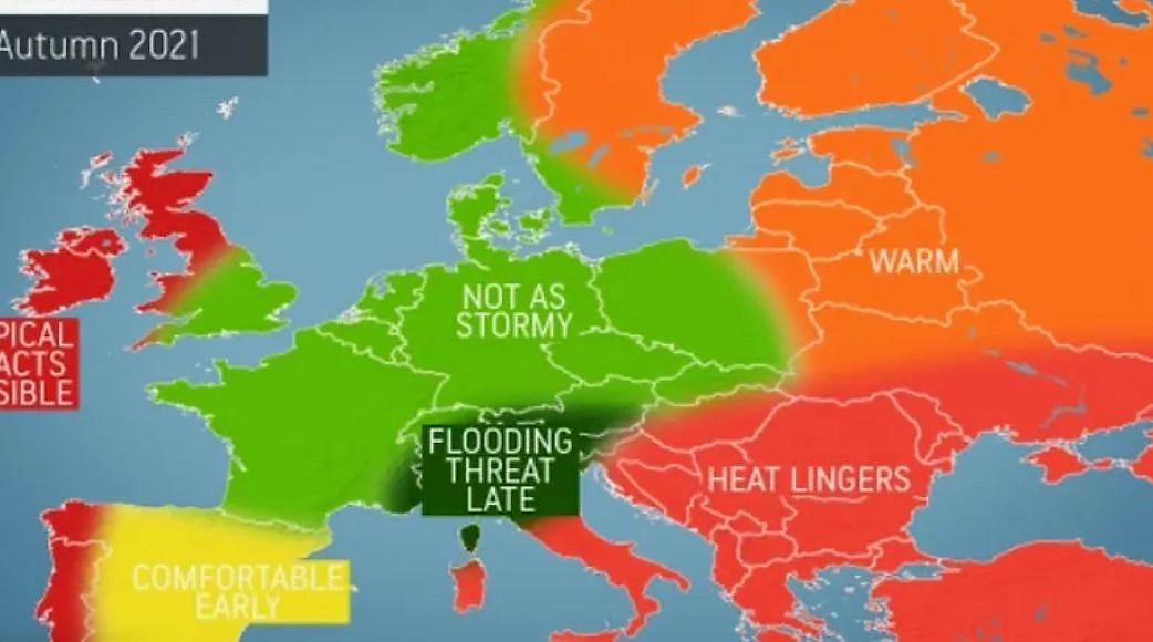 vrijeme jesen 2021 auweather mapa