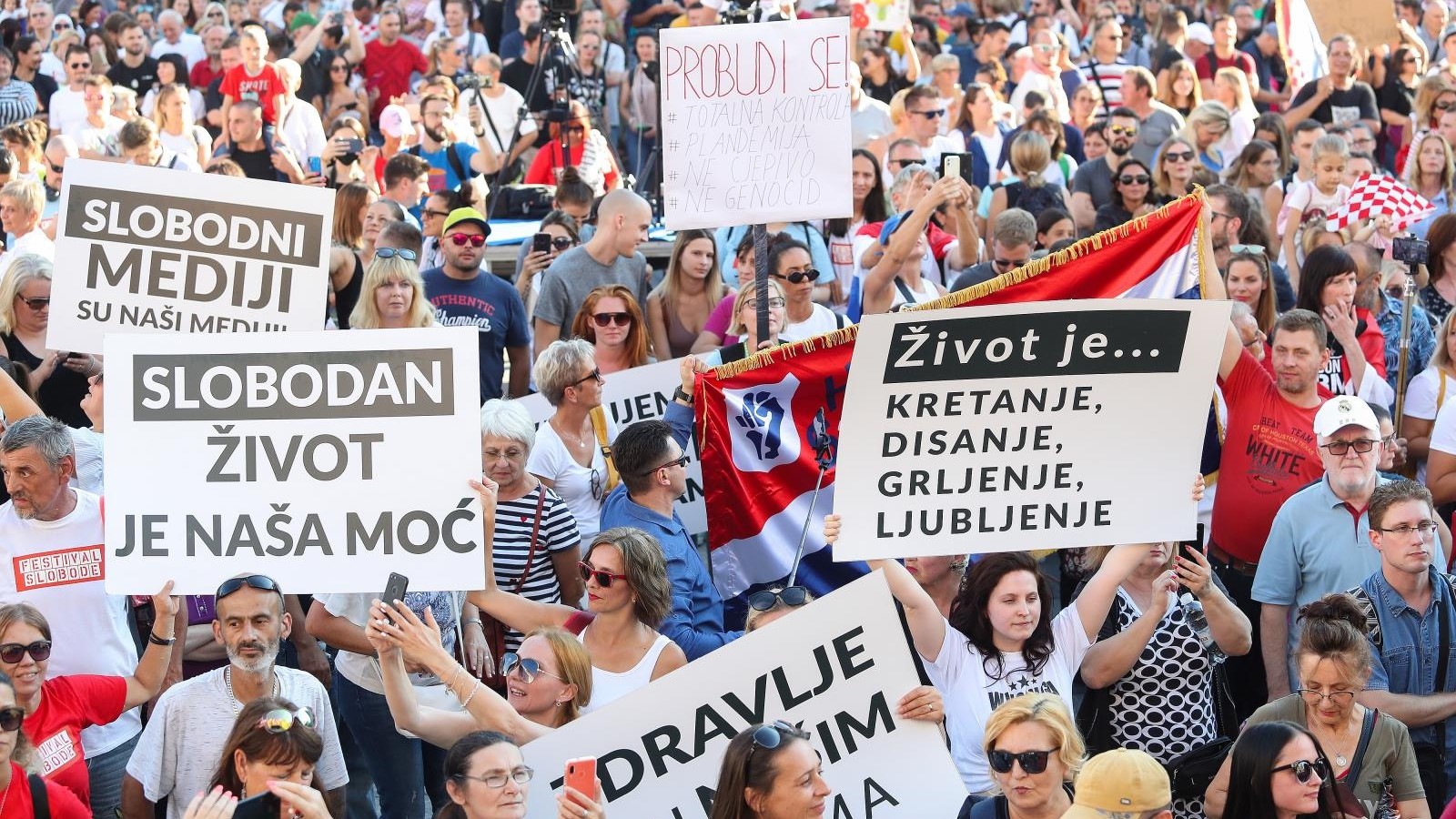 Zagreb: Na Trgu bana Jelačića održan Festival slobode