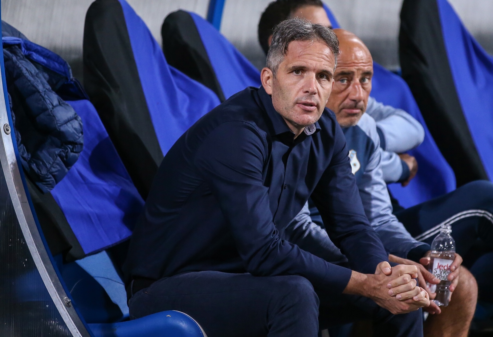U 9. kolu 1. HNL sastali se Hrvatski dragovoljac i Rijeka, zagrijavanje