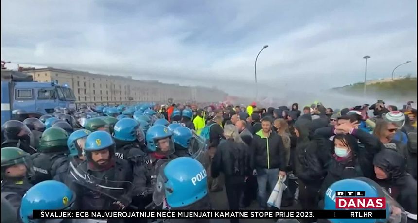 italija prosvjed mjere korona