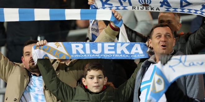 Atmosfera na utakmici između Rijeke i Istre