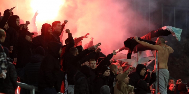 Atmosfera na utakmici između Rijeke i Istre