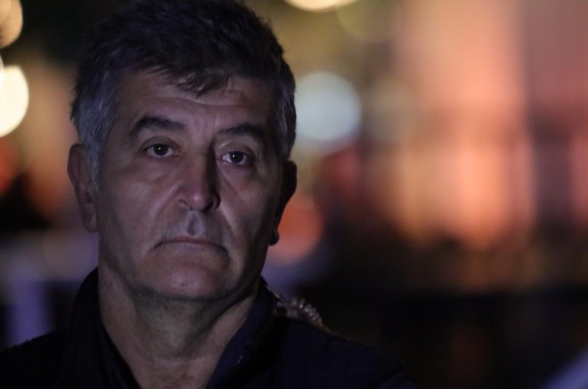 Beograd: Otac nestalog Splićanina Mateja Periša, Nenad Periš, ispred kluba Gotik
