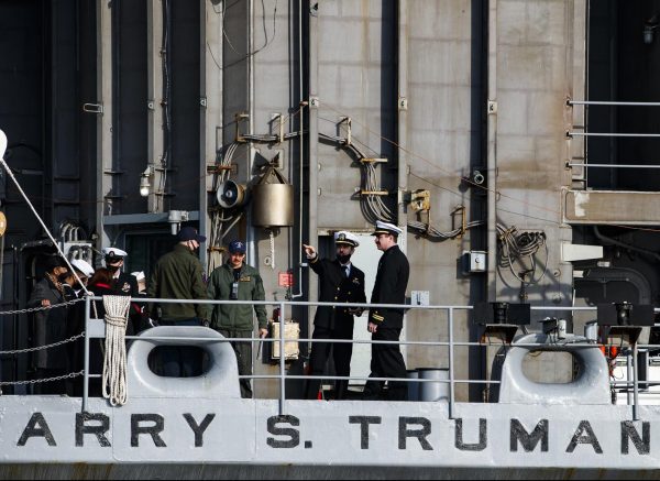Američki nosač aviona Harry S. Truman u splitskoj luci
