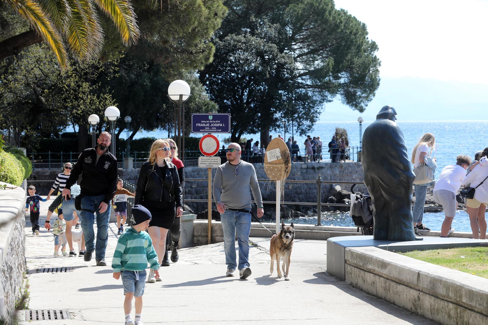 Opatija: Stigli brojni turisti za uskrsne blagdane