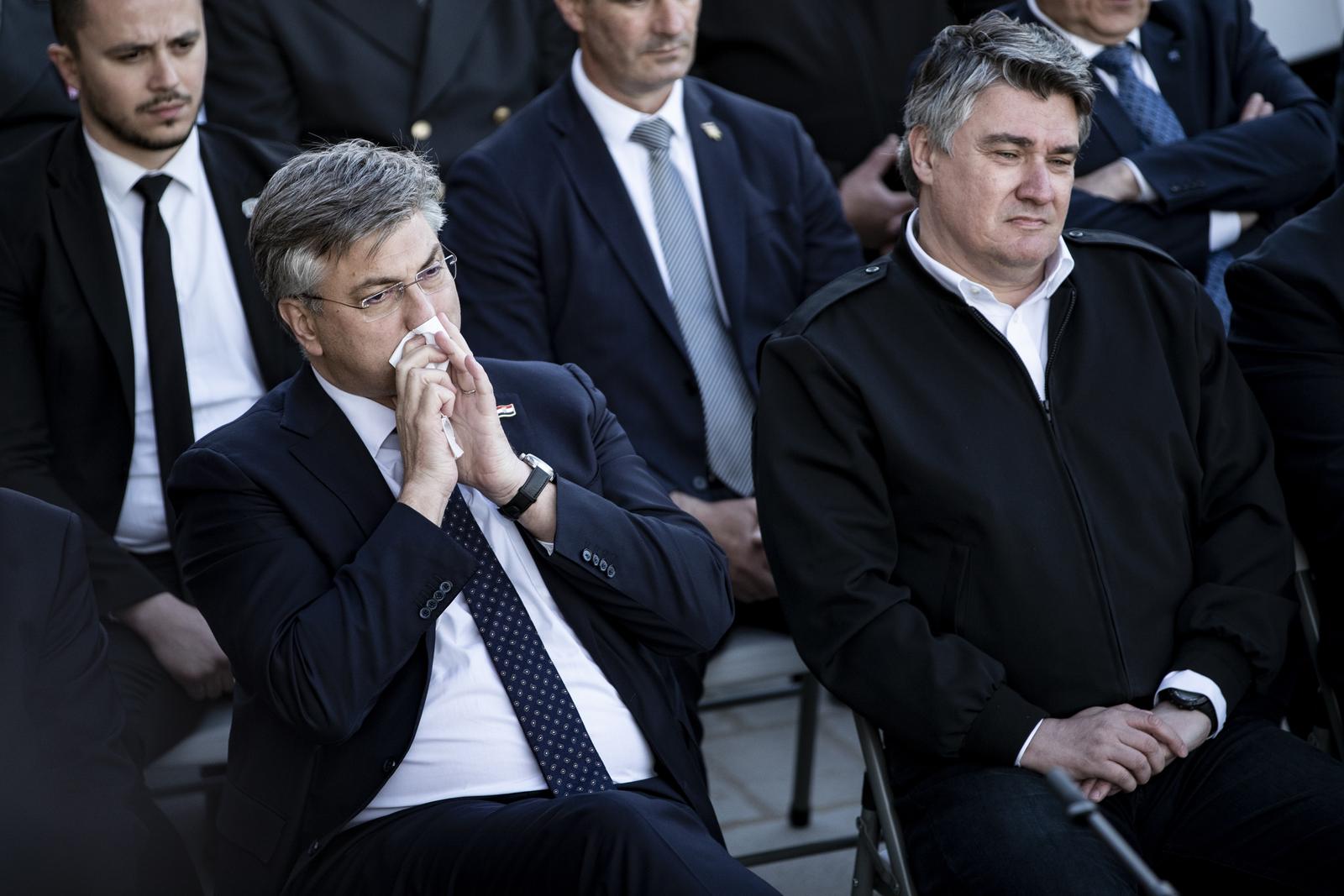Unatoč napetostima Milanović i Plenković ipak rame uz rame Unatoč napetostima Milanović i Plenković ipak rame uz rame
