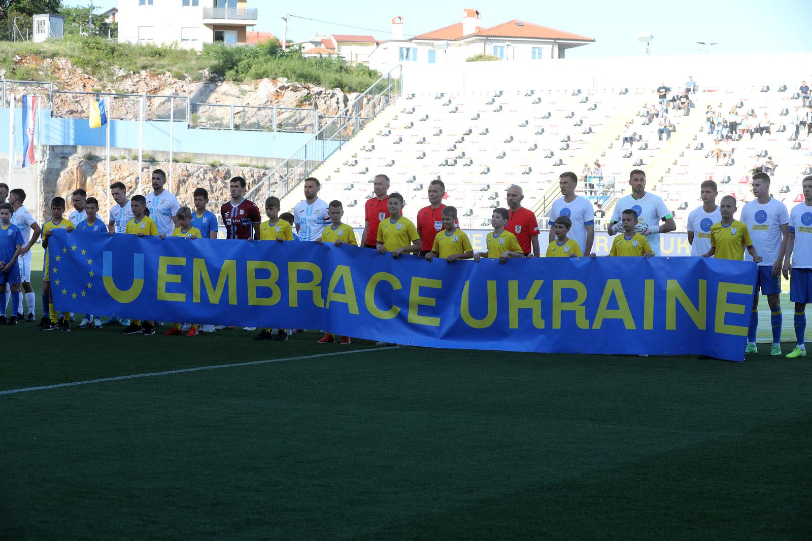 Humanitarna utakmica između Rijeke i reprezentacije Ukrajine Humanitarna utakmica između Rijeke i reprezentacije Ukrajine
