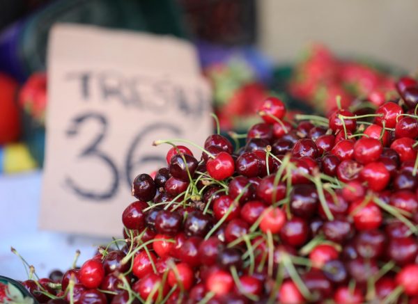 Rijeka: Prve ovogodišnje trešnje na tržnici prodaju se po 36 kuna za kilogram