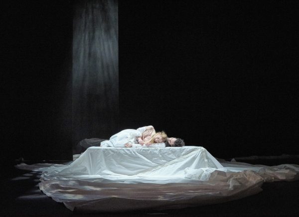 Julija Klavžar (Julija) in Žan Koprivnik (Romeo) Foto Damjan Švarc