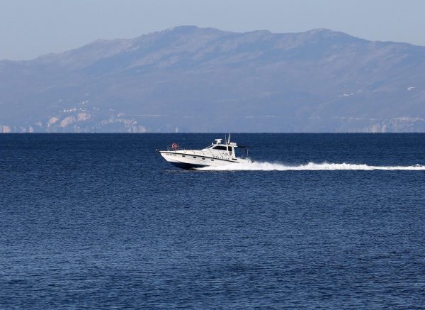 Gliser Pomorske policije u Kvarnerskom zaljevu