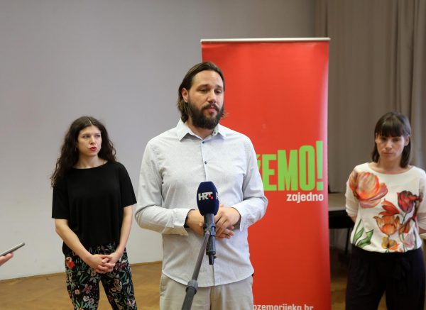 Rijeka: Konferencija za medije članova stranke Možemo!