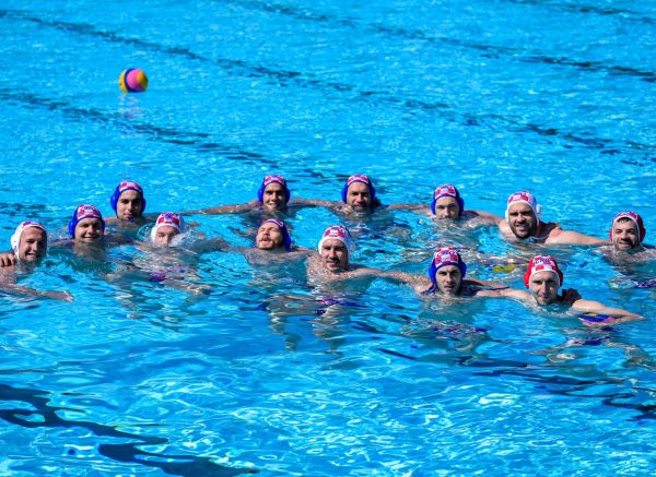 Hrvatska vaterpolo reprezentacija na treningu prije odlaska na svjetsko prvenstvo u Mađarsku