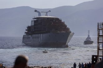 U riječkom brodogradilištu 3. Maj u more porinut kruzer za australskog naručitelja U riječkom brodogradilištu 3. Maj u more porinut kruzer za australskog naručitelja