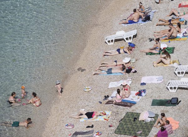 Rijeka: Plaža Sablićevo od jutra je puna kupača