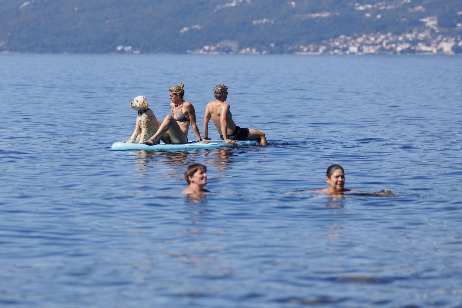 Rijeka: Psi beskrajno uživaju na psećoj plaži na Kantridi Rijeka: Psi beskrajno uživaju na psećoj plaži na Kantridi