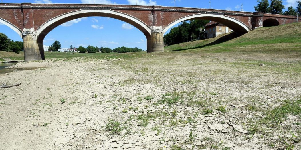 Sisak: Posljedice suše na obali rijeke Kupe Sisak: Posljedice suše na obali rijeke Kupe
