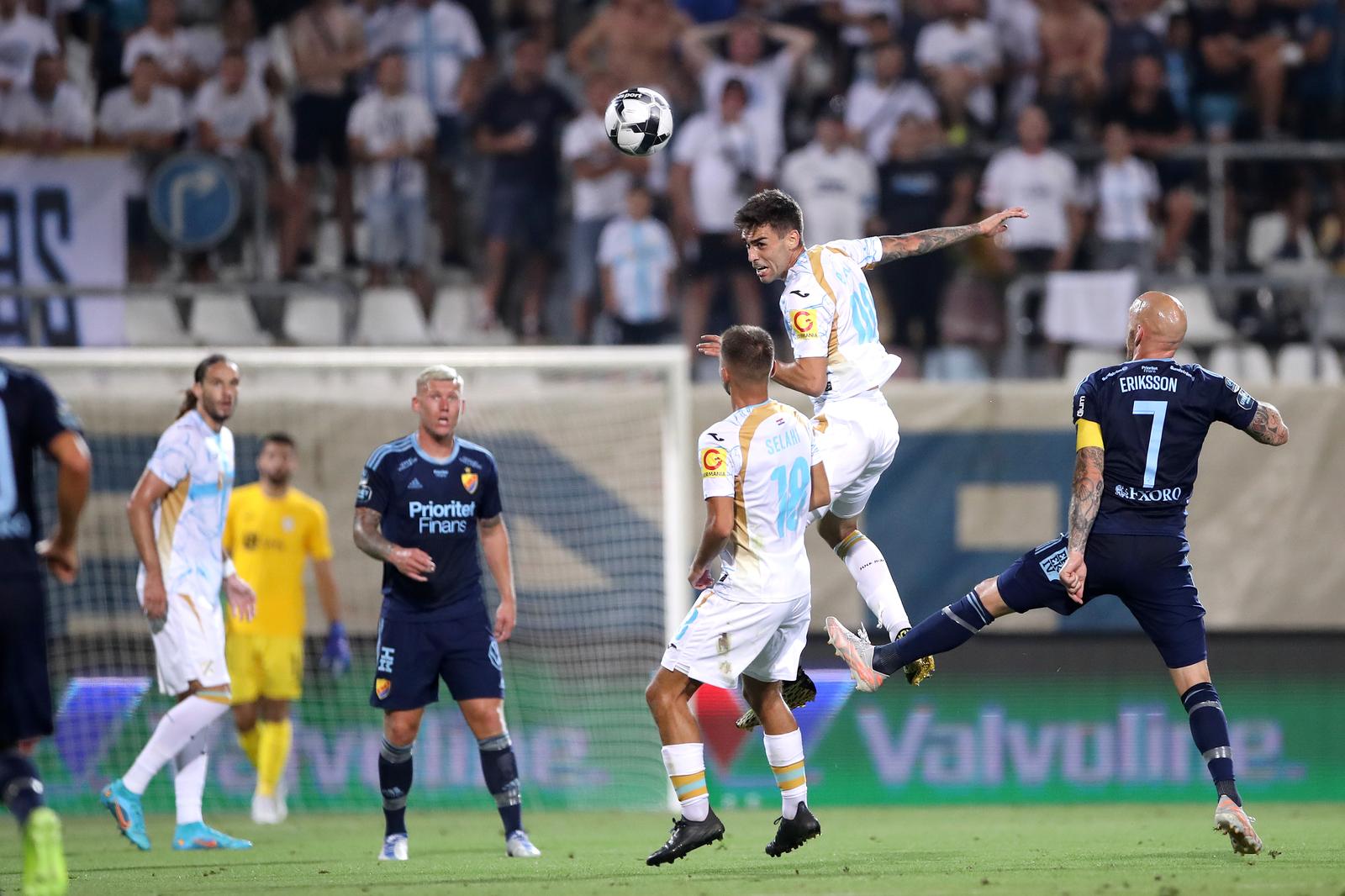 Prva utakmica 2. pretkola UEFA Konferencijske lige HNK Rijeka – Djurgardens Prva utakmica 2. pretkola UEFA Konferencijske lige HNK Rijeka – Djurgardens