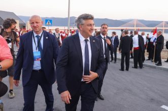 Premijer Andrej Plenković stigao na otvorenju Pelješkog mosta Premijer Andrej Plenković stigao na otvorenju Pelješkog mosta