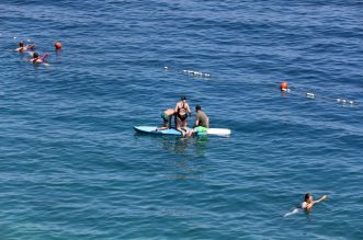 Plaža u Medveji prepuna je kupača Plaža u Medveji prepuna je kupača