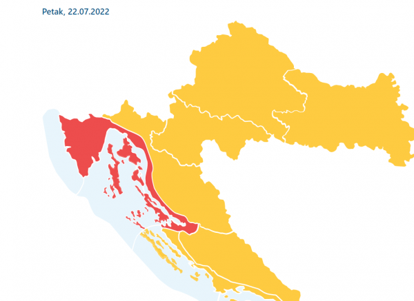 dhmz upozorenje 220722