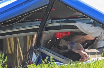 Teška nesreća na A4: Pogled u unutrašnjost autobusa koji je sletio s ceste Teška nesreća na A4: Pogled u unutrašnjost autobusa koji je sletio s ceste