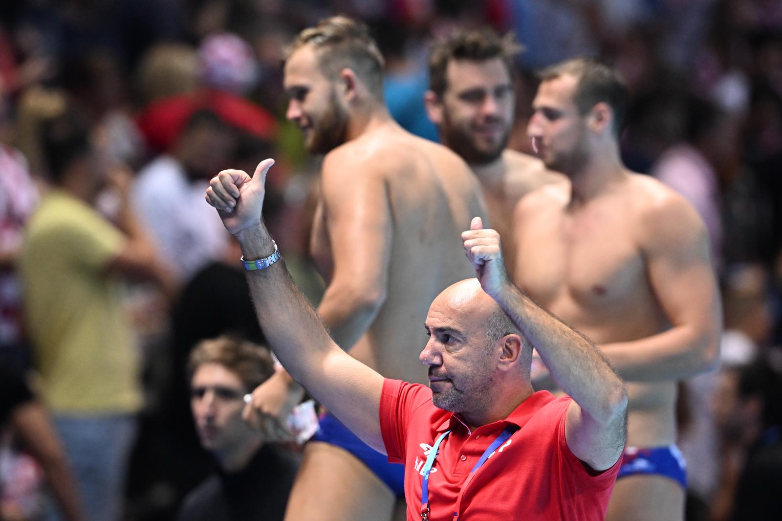 Europsko prvenstvo u vaterpolu za muškarce, četvrtfinale, Hrvatska – Gruzija