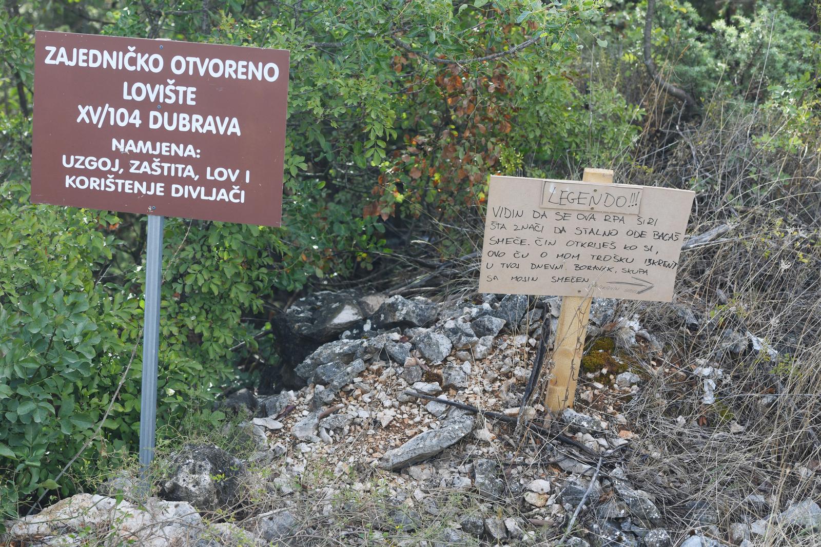 Šibenik: Mještanin ostavio poruku nesavjesnom građaninu zbog odlaganja otpada