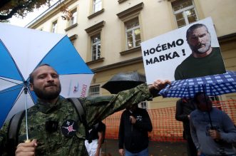 Zagreb: Uoči početka optužnog vijeća za Marka Franciškovića, okupili su se njegovi istomišljenici Zagreb: Uoči početka optužnog vijeća za Marka Franciškovića, okupili su se njegovi istomišljenici