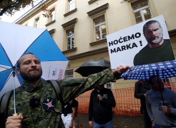 Zagreb: Uoči početka optužnog  vijeća za Marka Franciškovića, okupili su se njegovi istomišljenici