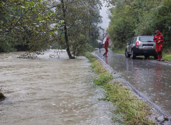 Bujice i poplavljene prometnice u Kupskoj dolini