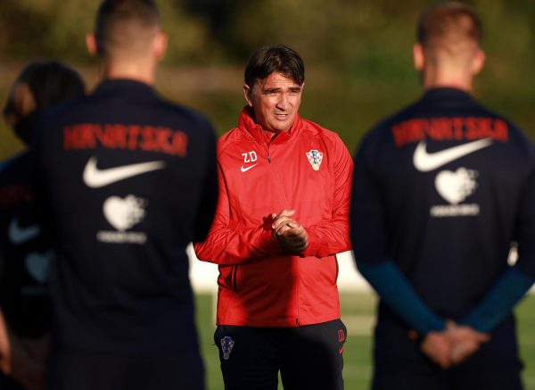 Zagreb: Hrvatska nogometna reprezentacija odradila trening na Maksimiru