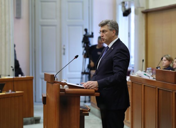 Zagreb: Premijer Plenković u Hrvatskom saboru podnio godišnje izvješće o radu svoje Vlade