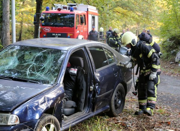 Šapjane: Vatrogasna vježba u slučaju nuklearne nezgode interventne jedinice