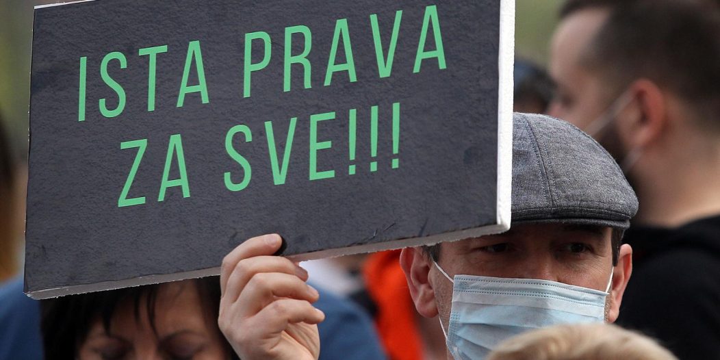 Beograd: Prosvjed radnika koji rade u event industriji, ugostitelja, muzičara i drugih Beograd: Prosvjed radnika koji rade u event industriji, ugostitelja, muzičara i drugih
