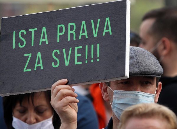Beograd: Prosvjed radnika koji rade u event industriji, ugostitelja, muzičara i drugih