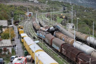 Sudar vlakova kod Rijeke: Teretni vlak zabio se u cisternu Sudar vlakova kod Rijeke: Teretni vlak zabio se u cisternu