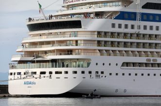 Rijeka: Kruzer AidaBlu uplovio u riječku luku Rijeka: Kruzer AidaBlu uplovio u riječku luku