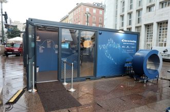Rijeka: Postavljena putujuća interaktivna izložba “Euro na kotačima” Rijeka: Postavljena putujuća interaktivna izložba “Euro na kotačima”