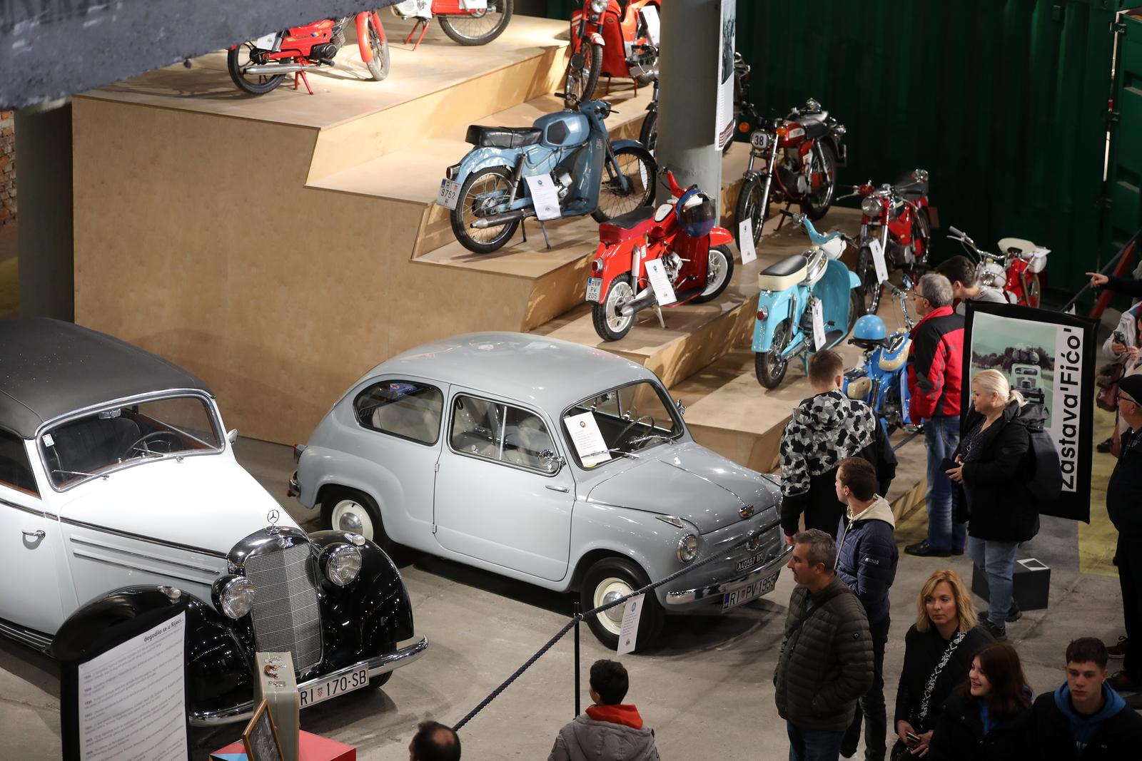 Rijeka: Izložba oldtimera, rezervnih dijelova, maketa i dječjih autića u hali Exportdrva