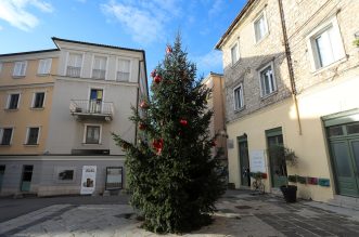 U Rijeci postavljene jelke uoči Božića U Rijeci postavljene jelke uoči Božića