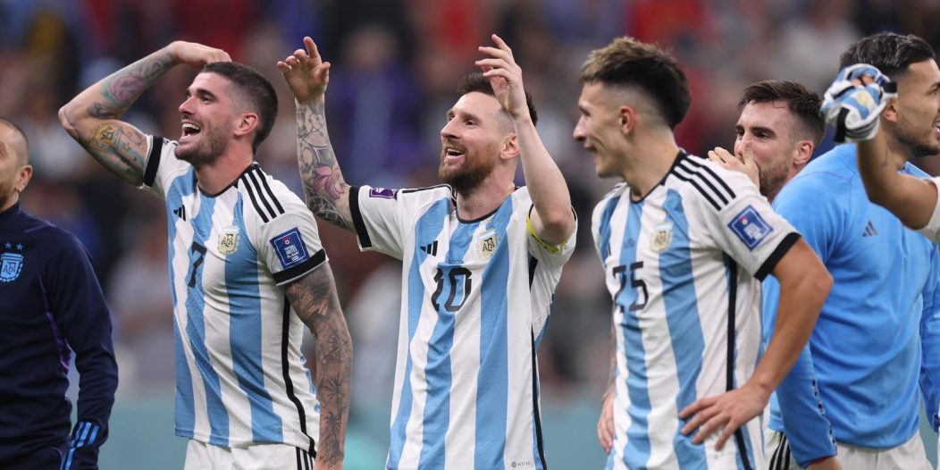 KATAR 2022 – Argentinski igrači slave ulazak u finale Svjetskog prvenstva KATAR 2022 – Argentinski igrači slave ulazak u finale Svjetskog prvenstva