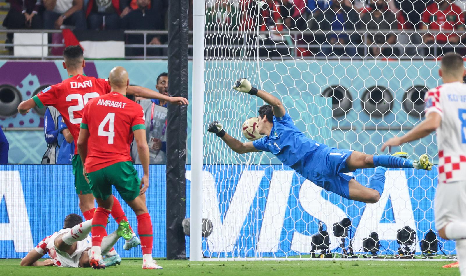 KATAR 2022 – Slavlje Joška Gvardiola nakon pogotka Maroku za 1:0 KATAR 2022 – Slavlje Joška Gvardiola nakon pogotka Maroku za 1:0