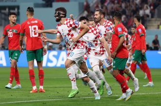 KATAR 2022 – Slavlje Joška Gvardiola nakon pogotka Maroku za 1:0 KATAR 2022 – Slavlje Joška Gvardiola nakon pogotka Maroku za 1:0
