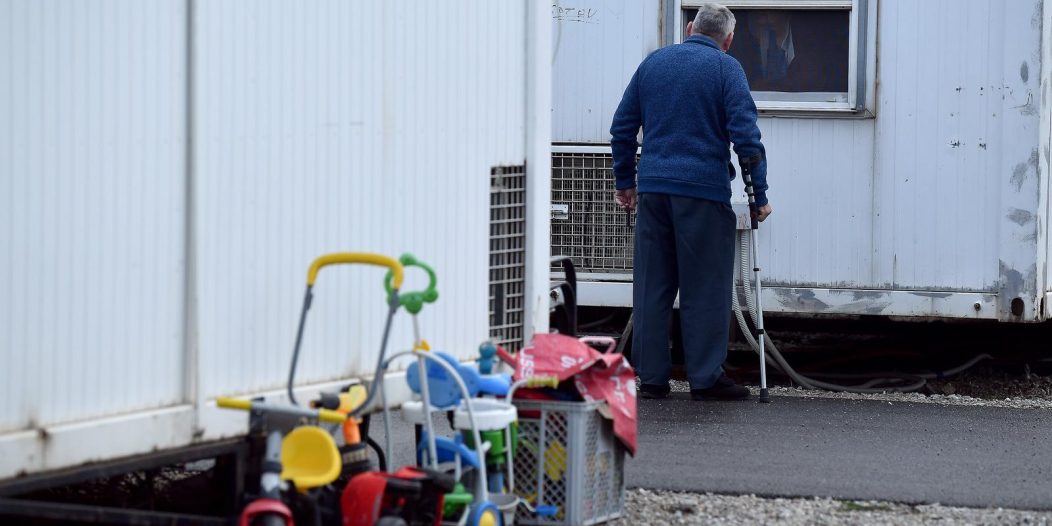 Petrinja: Kontejnersko naselje Sajmište gdje su smješteni stanovnici čiji su domovi uništeni u potresu Petrinja: Kontejnersko naselje Sajmište gdje su smješteni stanovnici čiji su domovi uništeni u potresu