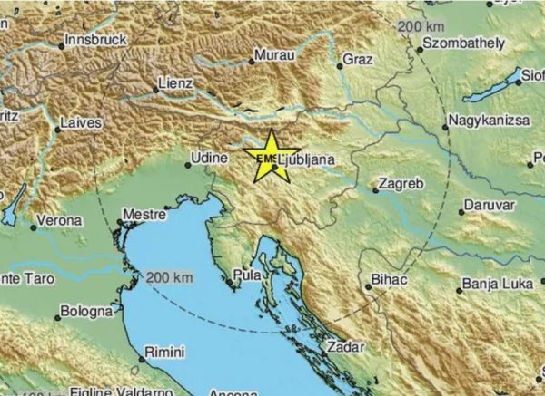 potres slovenija